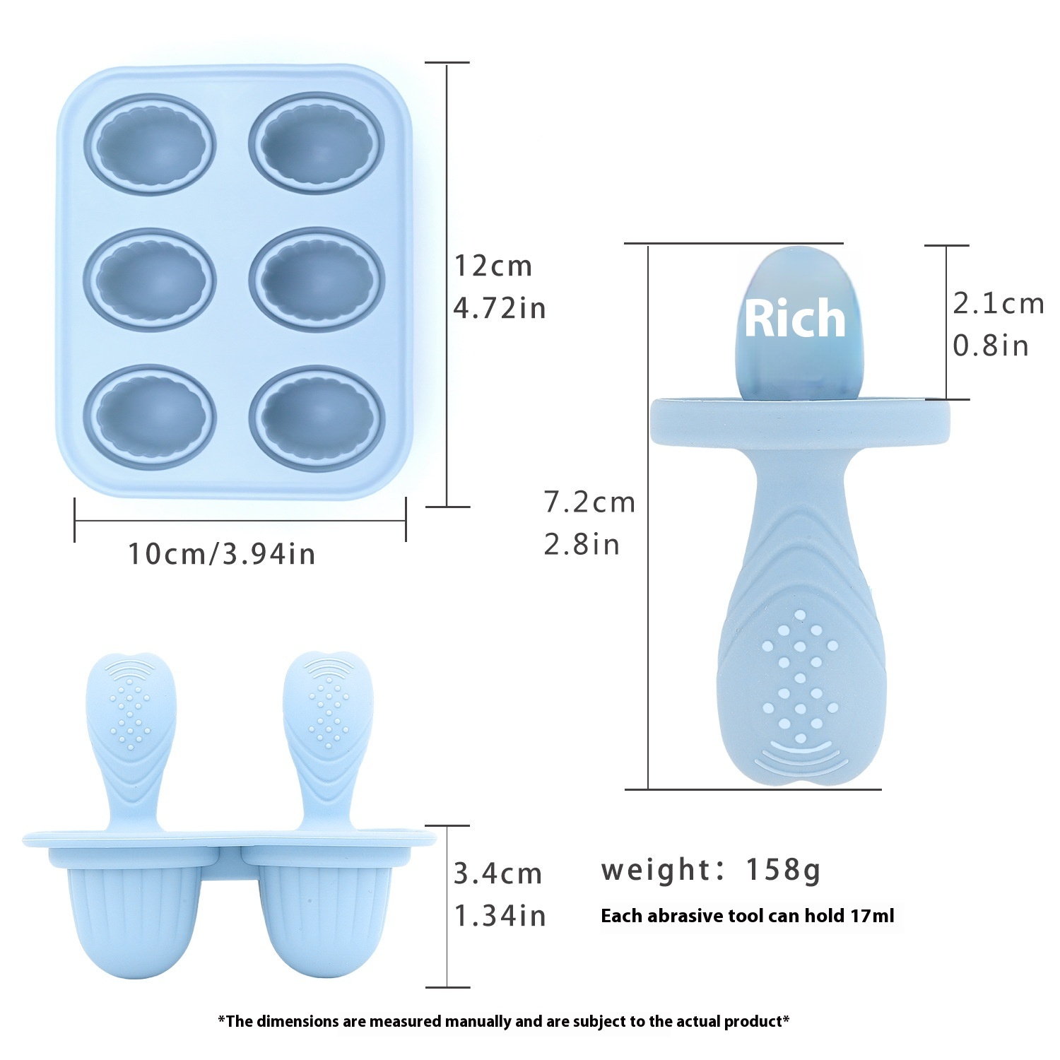 Molar Ice Cube Ice-cream Mould Food Silicone - Image 2